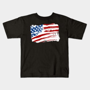 american flag Kids T-Shirt